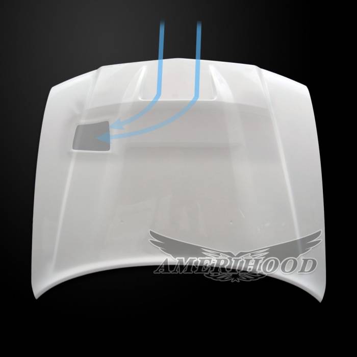 AmeriHood - Dodge Charger SRT Type 2 AmeriHood Ram Air Hood DC11AHSRT2FHW