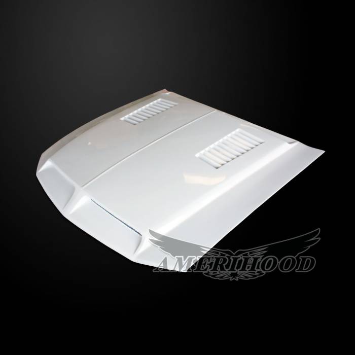 AmeriHood - Ford Mustang E-Style AmeriHood Ram Air Hood FM05AHTEFHW