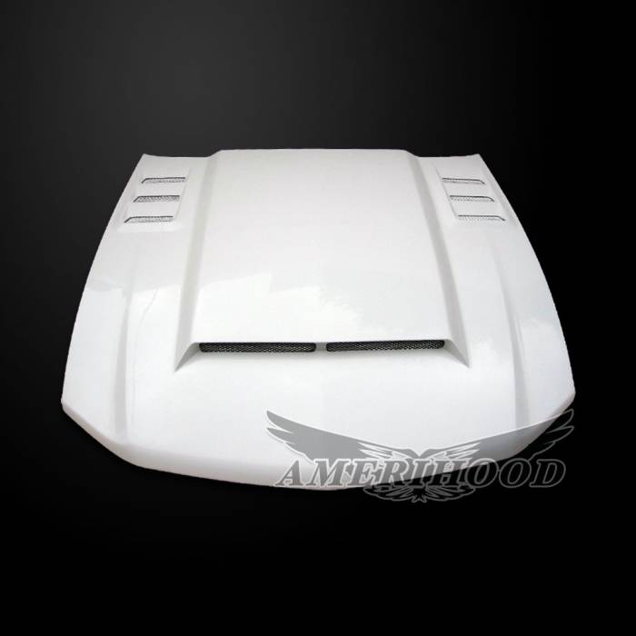 AmeriHood - Ford Mustang ROU-Style AmeriHood Ram Air Hood FM10AHROUFH