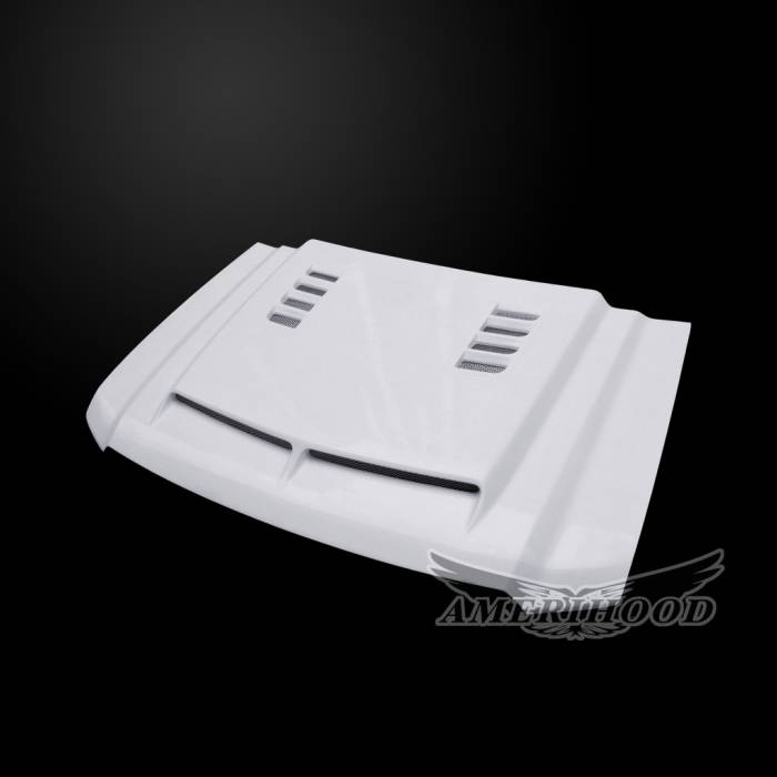 AmeriHood - GMC Sierra 2500 HD E-Style AmeriHood Ram Air Hood GS15AHTEFHW25