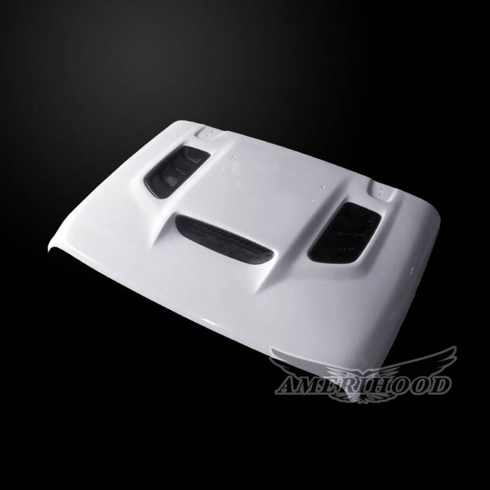 AmeriHood - Jeep Wrangler VIP-Style AmeriHood Ram Air Hood JW18AHVIPFHWJL