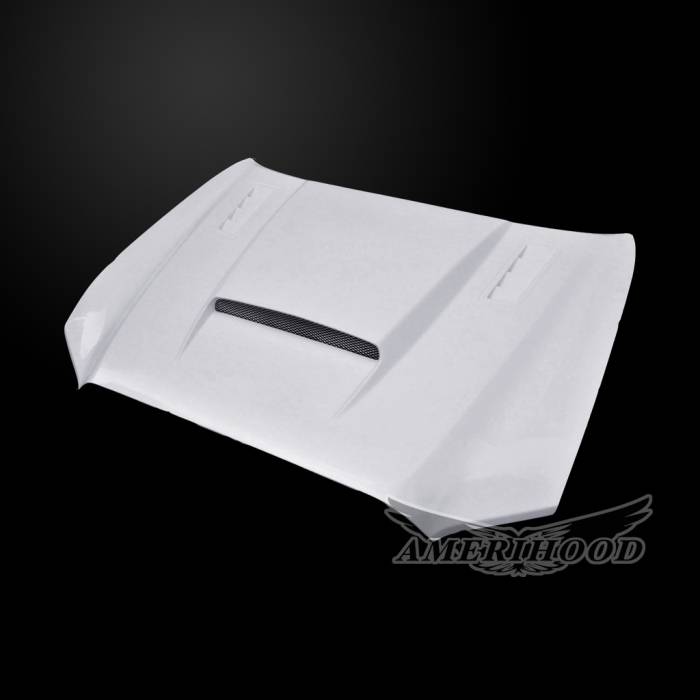 AmeriHood - Toyota Tacoma SMS-Style AmeriHood Ram Air Hood TTA16AHSMSFHW