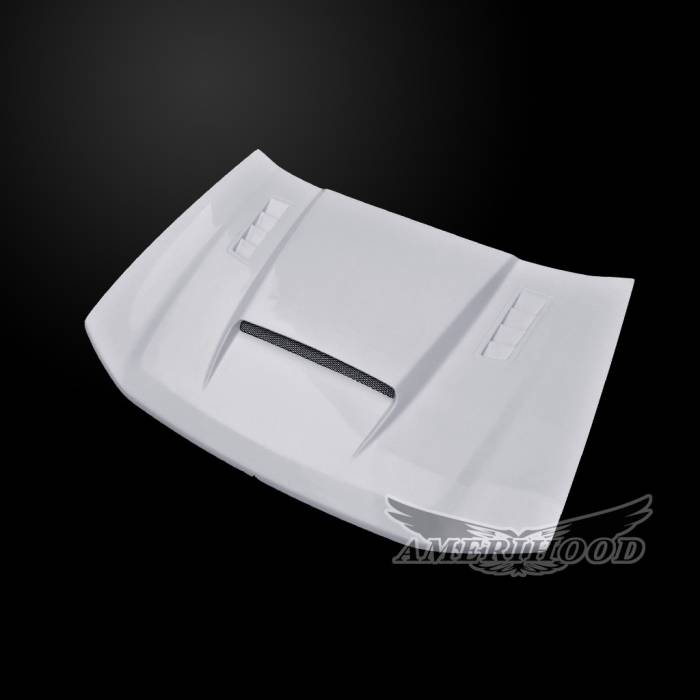 AmeriHood - Chevrolet Trailblazer SMS-Style AmeriHood Ram Air Hood CTB02AHSMSFHW