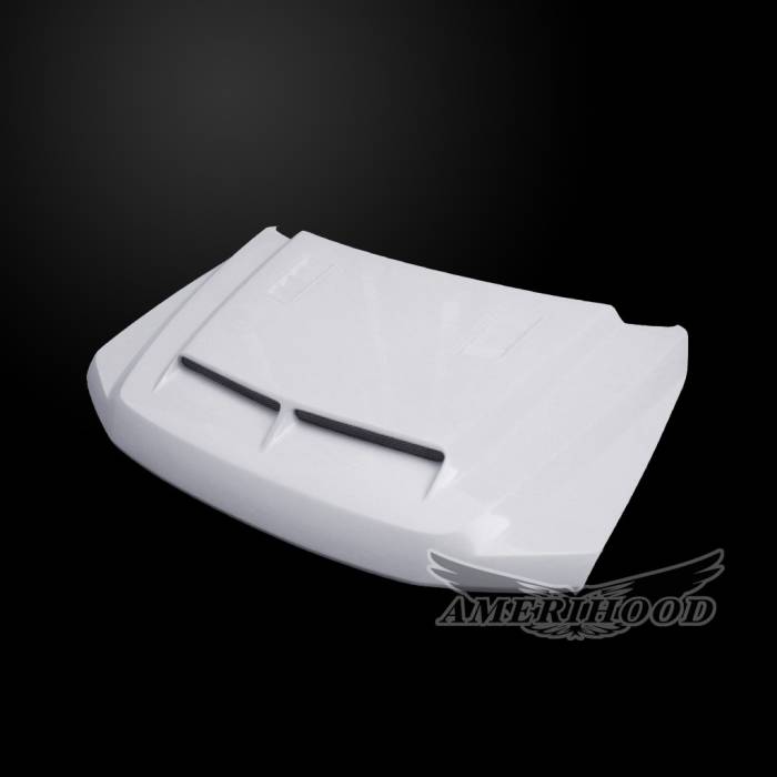 AmeriHood - Ford F-450 E-Style AmeriHood Ram Air Hood F4517AHTEFHW