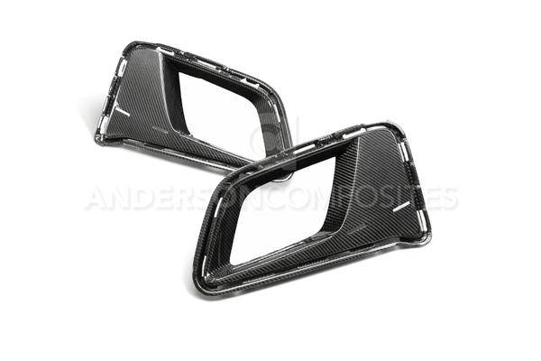 Anderson Carbon - Chevy Camaro Type-LE Anderson Composites Fiber Front Air Bezels AC-ADB17CHCAMZL-LE