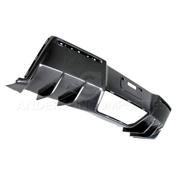 Anderson Carbon - Chevy Corvette C7 Anderson Composites Fiber Rear Bumper Diffuser AC-RL14CHC7