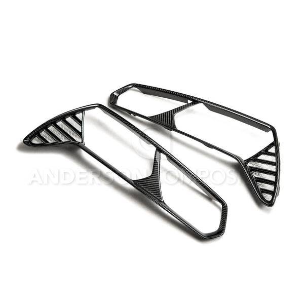 Anderson Carbon - Chevy Corvette C7 Anderson Composites Fiber Tail Light Bezels AC-TLB14CHC7