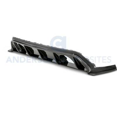 Anderson Carbon - Ford Focus RS Type-AR Anderson Composites Fiber Rear Diffuser AC-RL16FDFO-AR