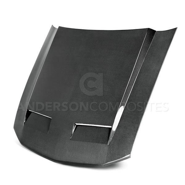 Anderson Carbon - Ford Mustang Ram Air Anderson Composites Fiber Body Kit- Hood AC-HD0506FDMU-CD