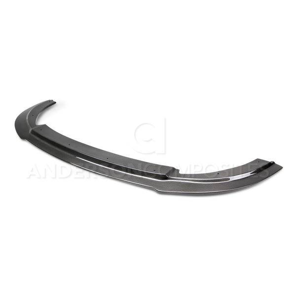 Anderson Fiberglass - Ford Mustang GT350 Anderson Composites Fiber Front Bumper Lip AC-FB15FDMU-GR-07