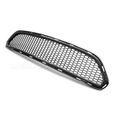 Anderson Carbon - Ford Mustang Type-AE Anderson Composites Fiber Grill/Grille AC-FG15FDMU-AE
