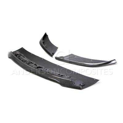 Anderson Carbon - Ford Mustang Shelby Anderson Composites Fiber Front Bumper Lip AC-FL15MU350