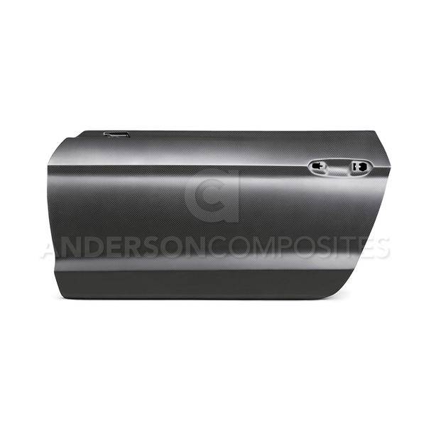 Anderson Carbon - Ford Mustang Type MU Anderson Composites Dry Carbon Fiber Front Doors AC-DD15FDMU-DRY