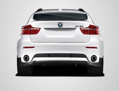 Carbon Creations - BMW X6 Carbon Creations M Performance Look Rear Diffuser Lip Under Air Dam Spoiler - 1 Piece - 109569