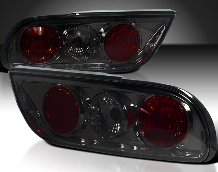 Spec-D - Nissan 240SX Spec-D Taillights - Smoke Side Piece - LT-S1389G-TM