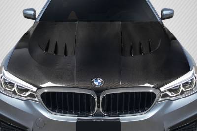 Carbon Creations - BMW 5 Series Power Dynamics Carbon Fiber Creations Body Kit- Hood 117629