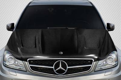 Carbon Creations - Mercedes C Class Carlton Carbon Fiber Creations Body Kit- Hood 117638