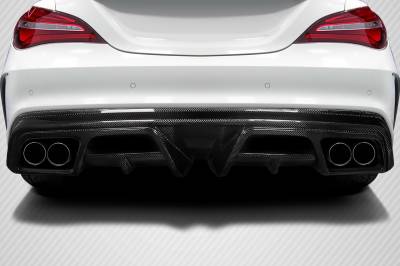 Carbon Creations - Mercedes CLA Burnout Carbon Fiber Rear Bumper Diffuser Body Kit 117817