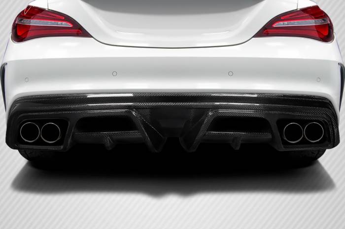 Carbon Creations - Mercedes CLA Burnout Carbon Fiber Rear Bumper Diffuser Body Kit 117817