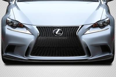 Carbon Creations - Lexus IS Hyper Carbon Fiber Front Bumper Lip Body Kit 117995