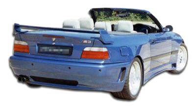 Duraflex - BMW 3 Series 2DR Duraflex Type Z Wide Body Rear Bumper Cover - 1 Piece - 101085
