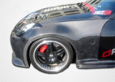 Carbon Creations - Nissan 350Z Carbon Creations OEM Fenders - 2 Piece - 102858