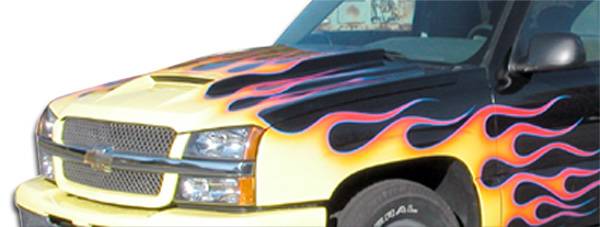 Duraflex - Chevrolet Avalanche Duraflex Ram Air Hood - 1 Piece - 103029