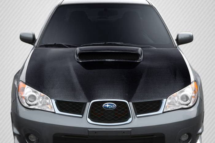Carbon Creations - Subaru WRX Carbon Creations STI Look Hood - 1 Piece - 103413