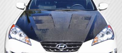 Carbon Creations - Hyundai Genesis 2DR Circuit Carbon Fiber Body Kit- Hood 105838