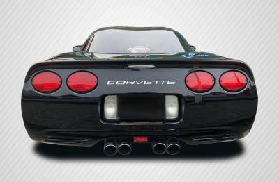 Carbon Creations - Chevrolet Corvette Carbon Creations S-Design Wing Trunk Lid Spoiler - 1 Piece - 106045