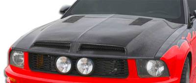 Carbon Creations - Ford Mustang Carbon Creations GT500 Hood - 1 Piece - 106386