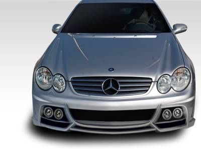 Duraflex - Mercedes-Benz CLK Duraflex W-1 Front Bumper Cover - 1 Piece - 107684