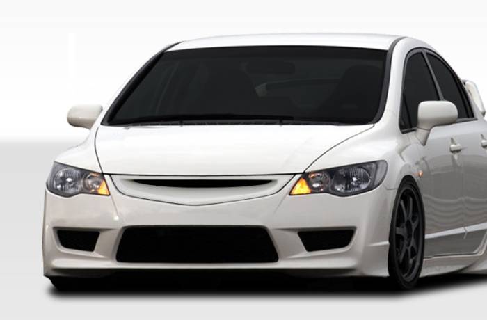 Duraflex - Honda Civic 4DR Duraflex JDM Type R Conversion Front Bumper Cover - 1 Piece - 107736