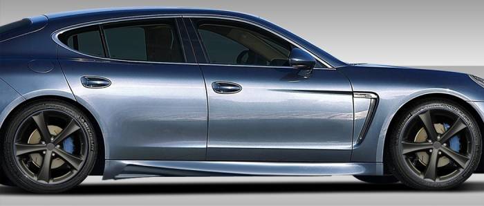 Duraflex - Porsche Panamera Duraflex Eros Version 3 Side Skirts Rocker Panels - 2 Piece - 108283