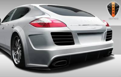 Duraflex - Porsche Panamera Duraflex Eros Version 4 Wide Body Rear Bumper Cover - 1 Piece - 108290