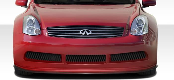 Duraflex - Infiniti G35 2DR Duraflex GT500 Wide Body Front Under Spoiler Air Dam Lip Splitter - 1 Piece - 108504