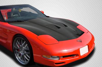 Carbon Creations - Chevrolet Corvette Carbon Creations GT Concept Hood - 1 Piece - 108911