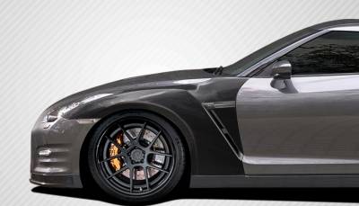 Carbon Creations - Nissan GT-R Carbon Creations OEM Fenders - 2 Piece - 109064