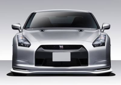 Duraflex - Nissan GT-R Eros Version 5 Front Lip Under Spoiler Air Dam - 1 Piece - 109066