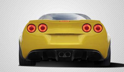 Carbon Creations - Chevrolet Corvette Carbon Creations GT Racing Rear Diffuser - 5 Piece - 109922
