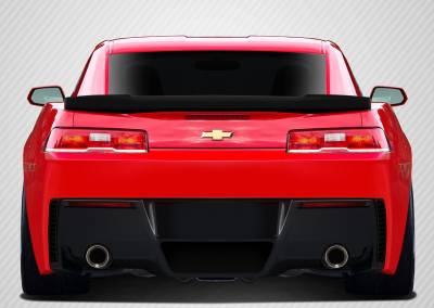 Carbon Creations - Chevrolet Camaro Carbon Creations Stingray Z Look Rear Wing Trunk Lid Spoiler - 2 Piece - 109925