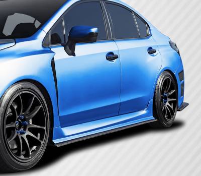 Carbon Creations - Subaru WRX Carbon Creations NBR Concept Side Splitters - 2 Piece - 109933