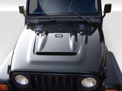 Duraflex - Jeep Wrangler Heat Reduction Duraflex Body Kit- Hood 112018