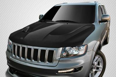 Carbon Creations - Jeep Grand Cherokee Carbon Creations SRT8 Look Hood - 1 Piece - 112331