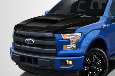 Carbon Creations - Ford F150 Grid Carbon Fiber Creations Body Kit- Hood 112584
