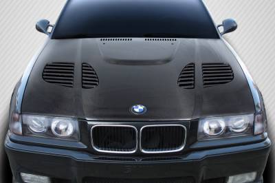 Carbon Creations - BMW 3 Series 2DR GTR DriTech Carbon Fiber Body Kit- Hood 112903