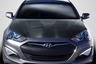 Carbon Creations - Hyundai Genesis TS-1 DriTech Carbon Fiber Body Kit- Hood 112950