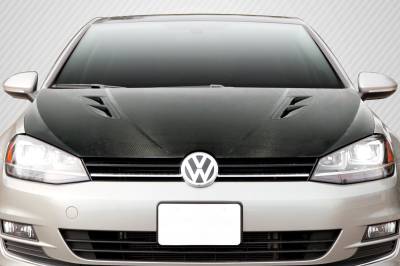 Carbon Creations - Volkswagen Golf K Design DriTech Carbon Fiber Body Kit- Hood 112983