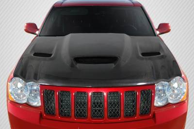 Carbon Creations - Jeep Grand Cherokee Hellcat Look DriTech Carbon Fiber Body Kit-Hood 113118