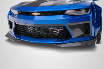 Carbon Creations - Chevy Camaro Grid DriTech Carbon Fiber Front Bumper Lip Body Kit 113176